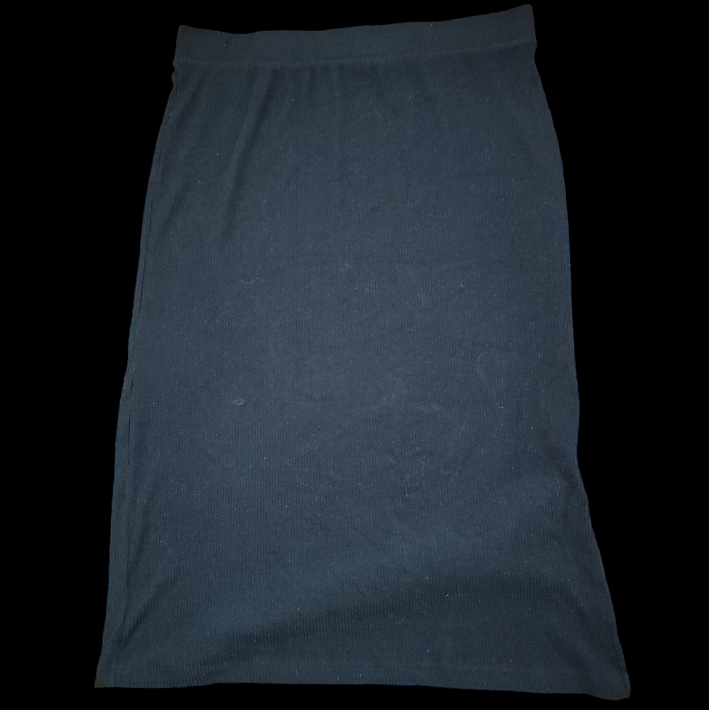 EUC Black long soft skirt